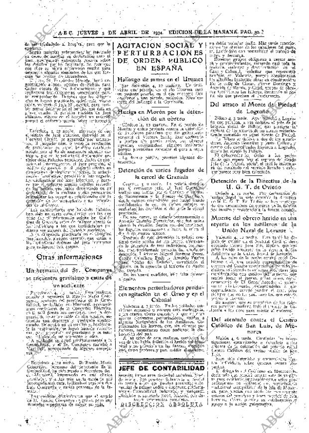 ABC MADRID 05-04-1934 página 30