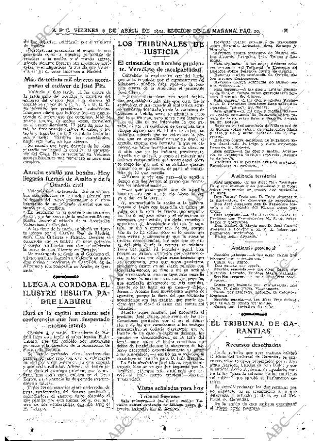 ABC MADRID 06-04-1934 página 20