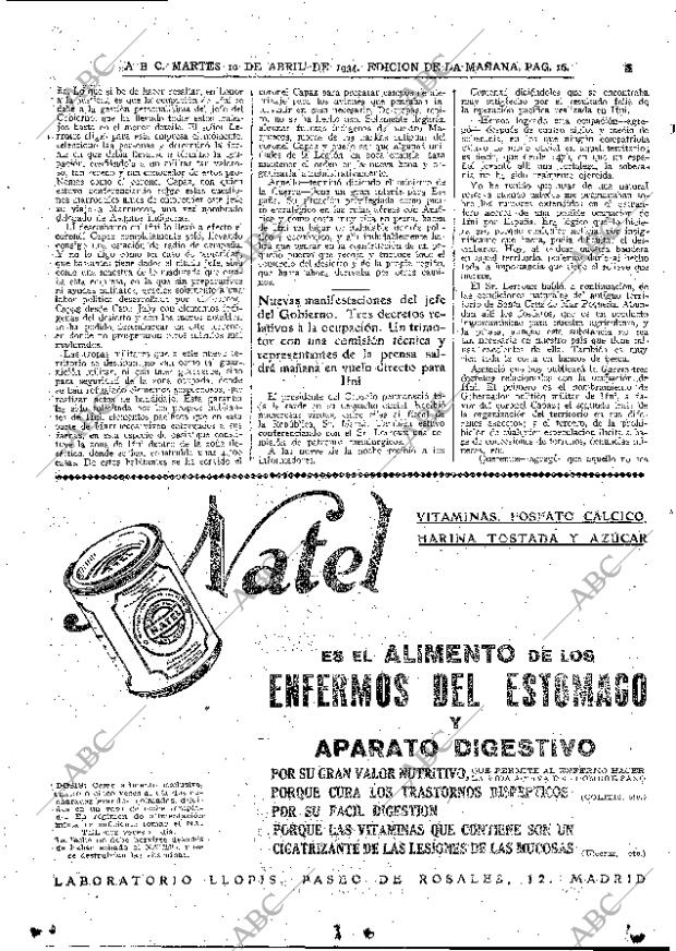 ABC MADRID 10-04-1934 página 16
