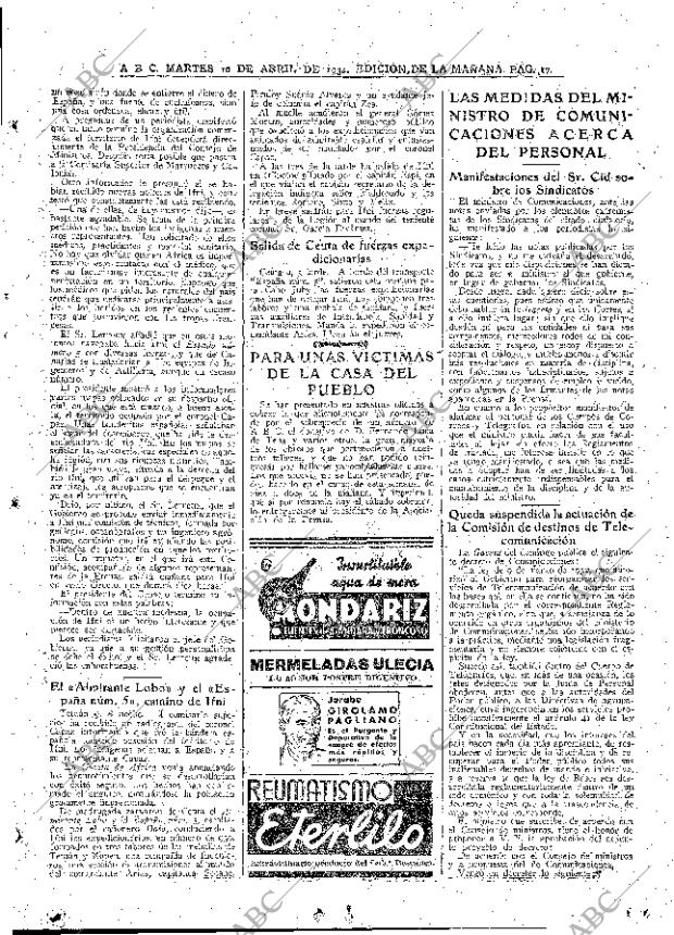 ABC MADRID 10-04-1934 página 17