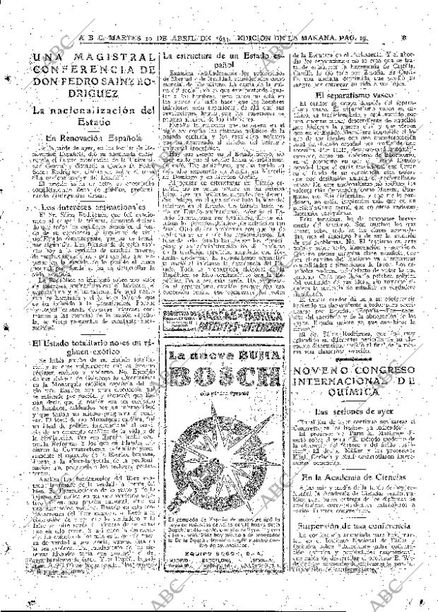 ABC MADRID 10-04-1934 página 19