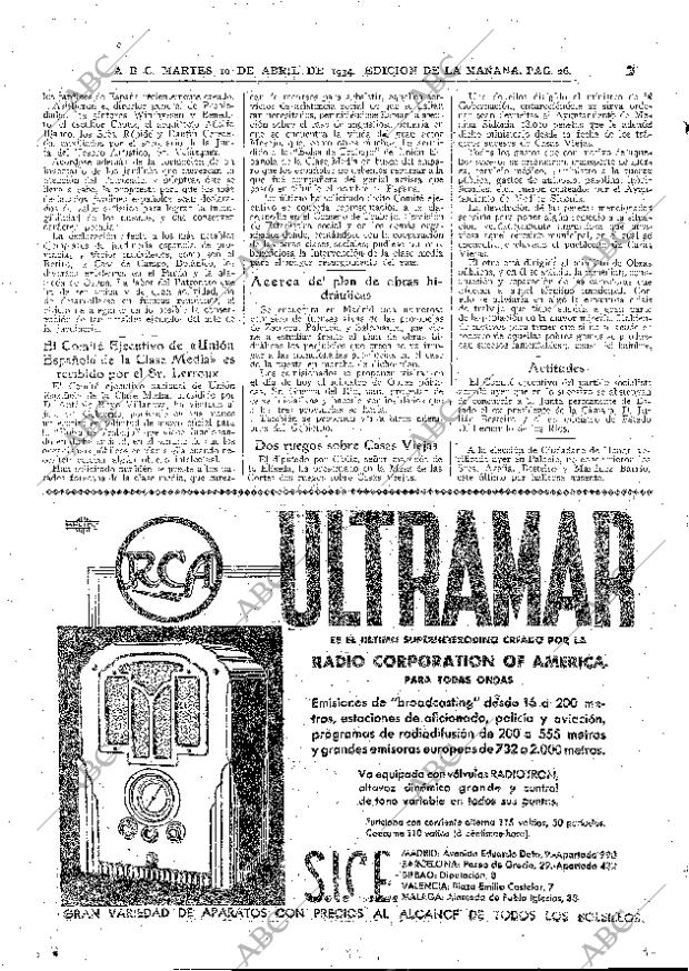 ABC MADRID 10-04-1934 página 26