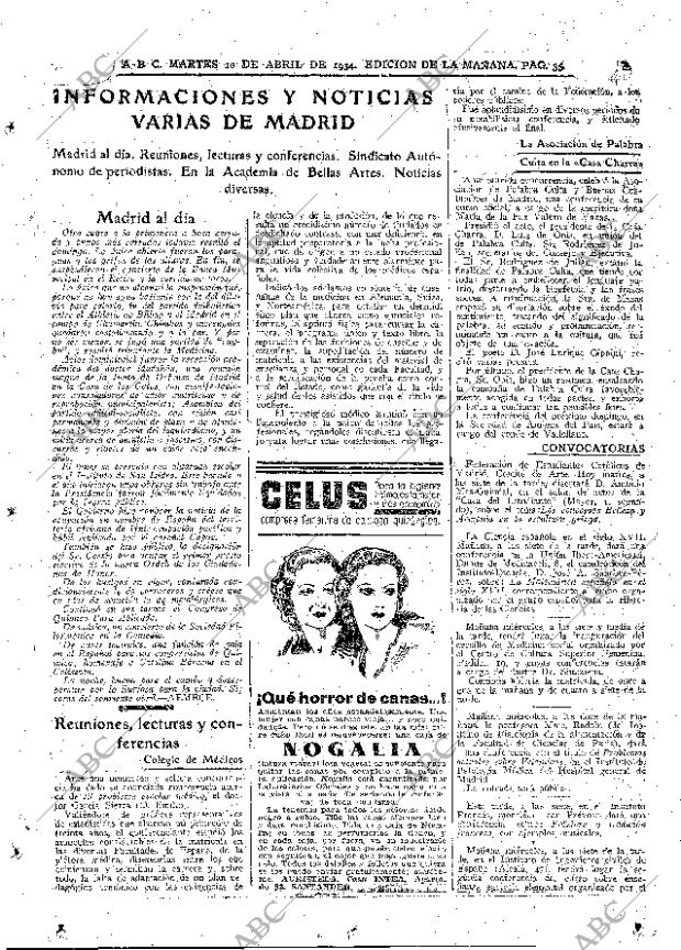 ABC MADRID 10-04-1934 página 35