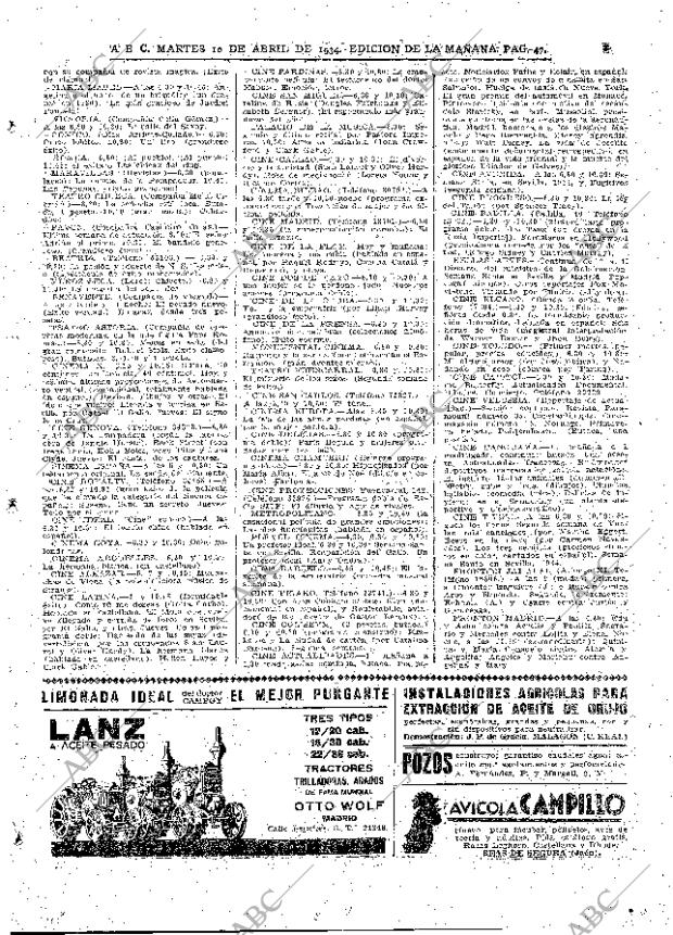 ABC MADRID 10-04-1934 página 47
