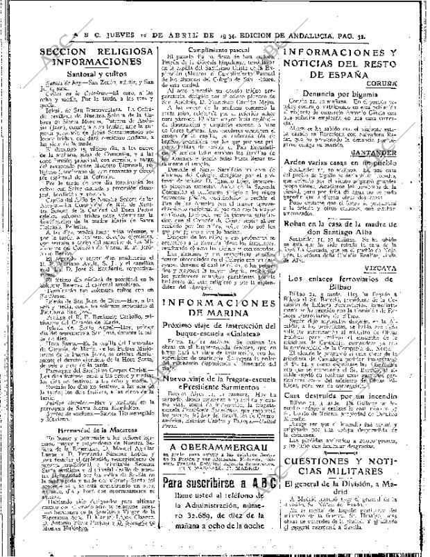 ABC SEVILLA 12-04-1934 página 32