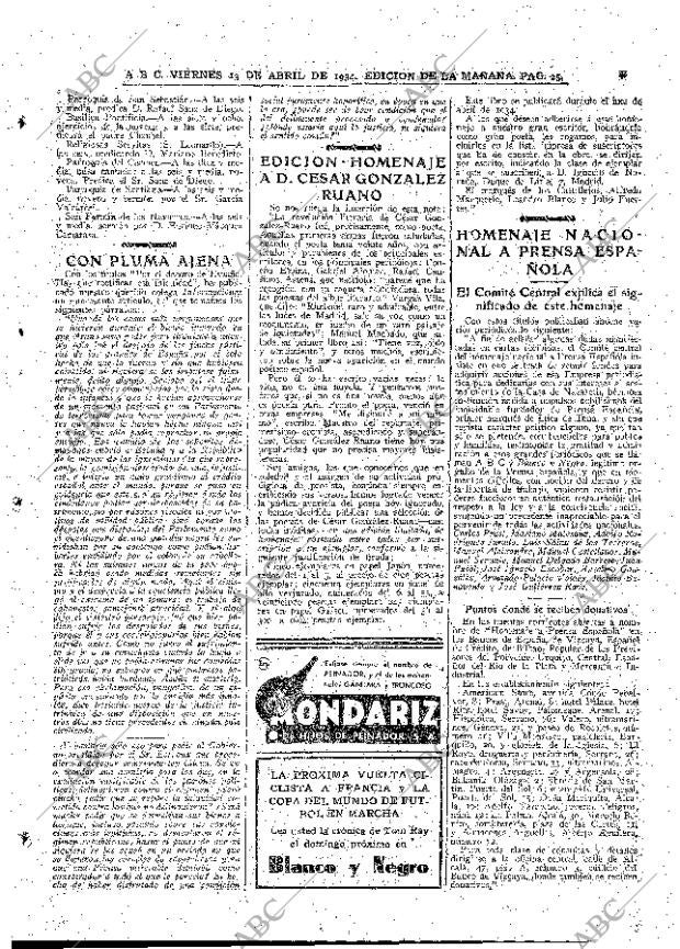 ABC MADRID 13-04-1934 página 25