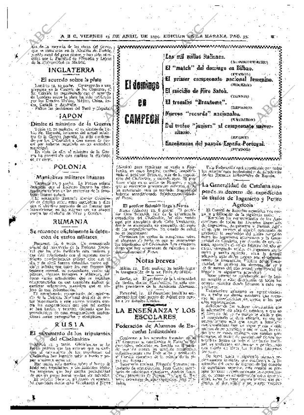 ABC MADRID 13-04-1934 página 33