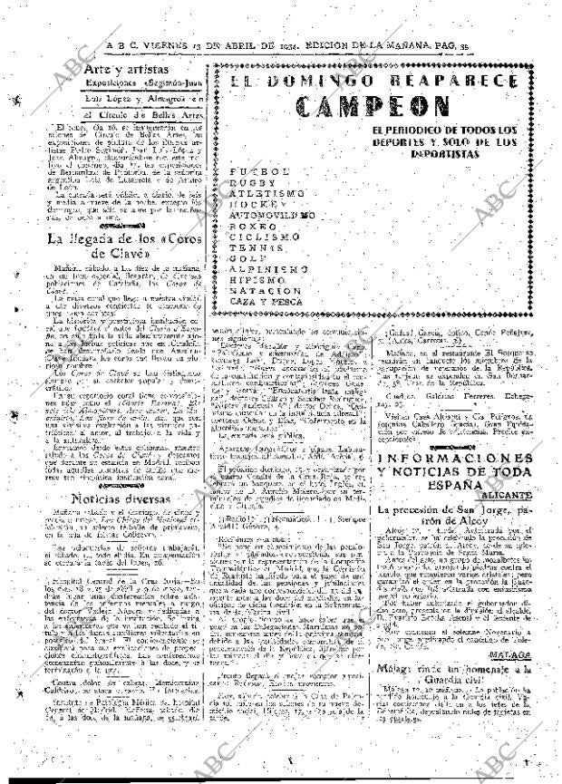 ABC MADRID 13-04-1934 página 39