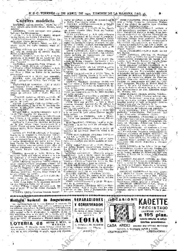 ABC MADRID 13-04-1934 página 46