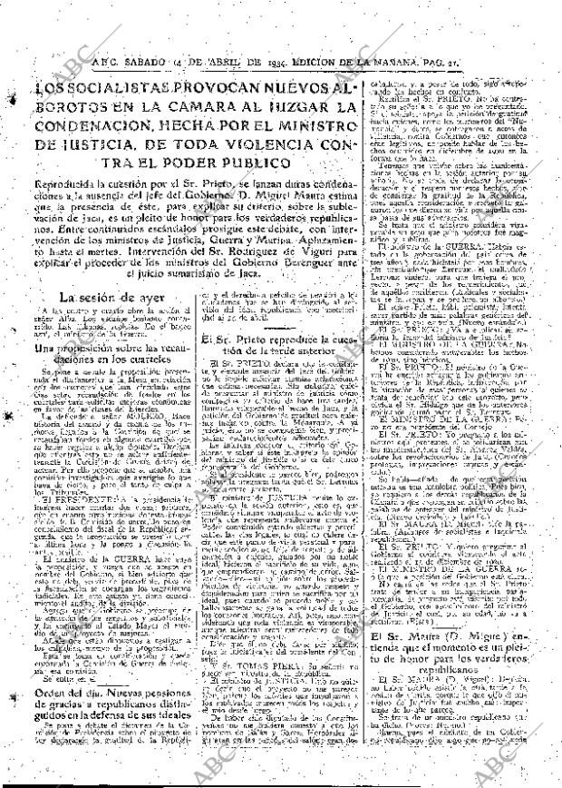 ABC MADRID 14-04-1934 página 21