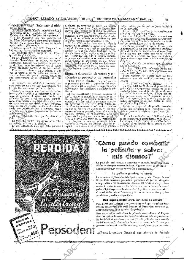 ABC MADRID 14-04-1934 página 24
