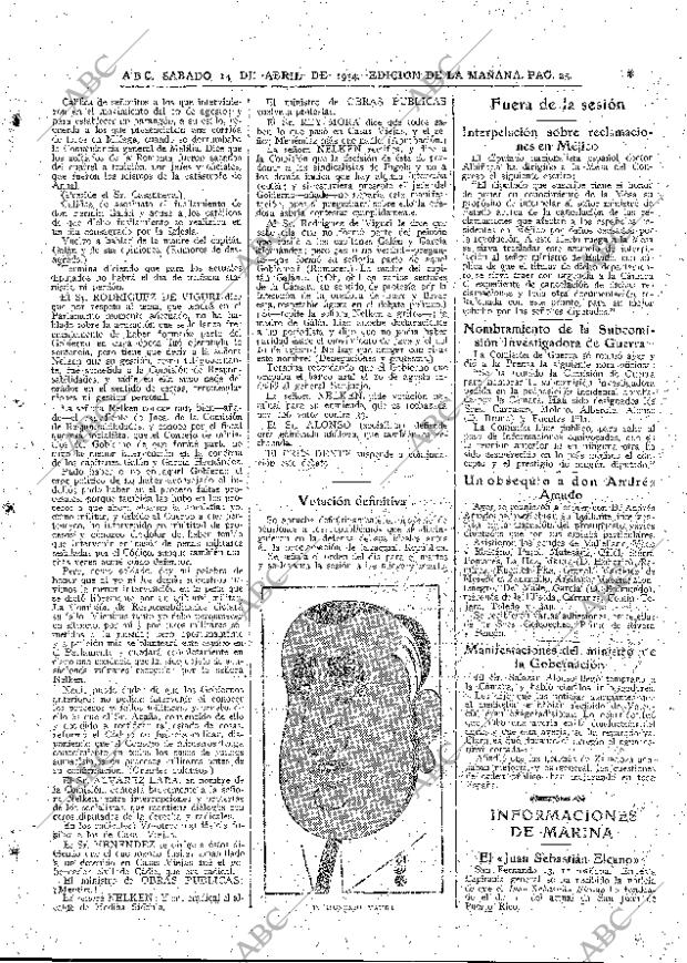 ABC MADRID 14-04-1934 página 25
