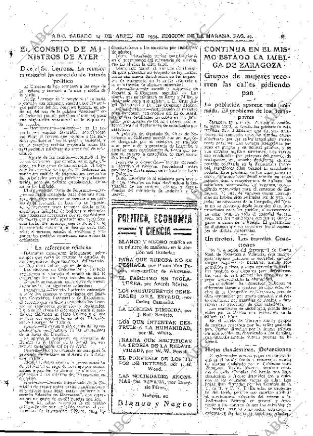 ABC MADRID 14-04-1934 página 27