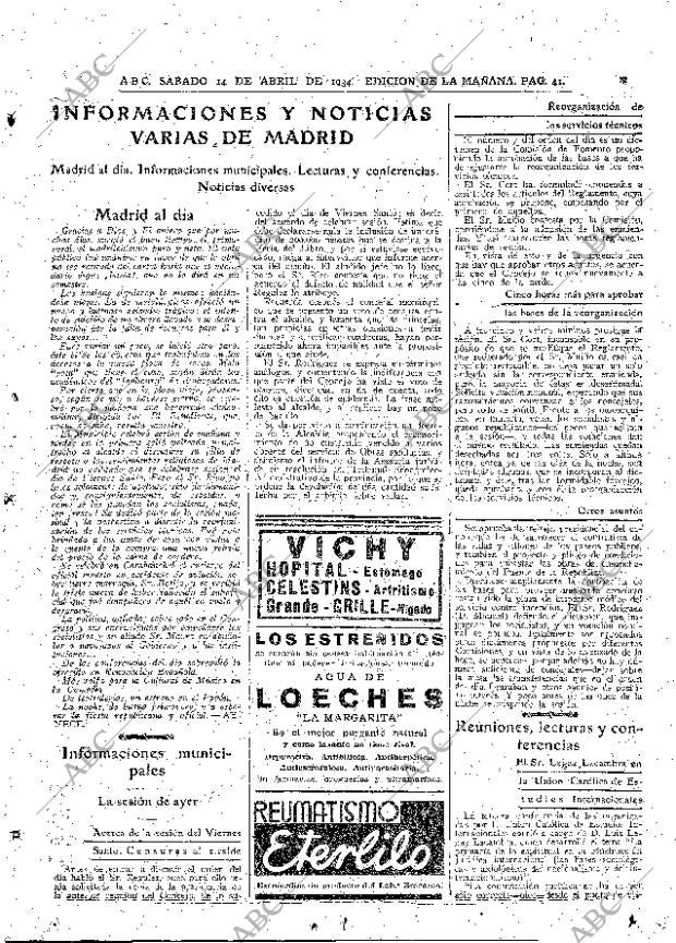 ABC MADRID 14-04-1934 página 41