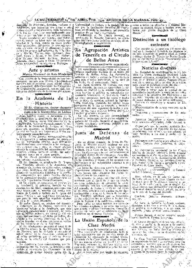 ABC MADRID 14-04-1934 página 43