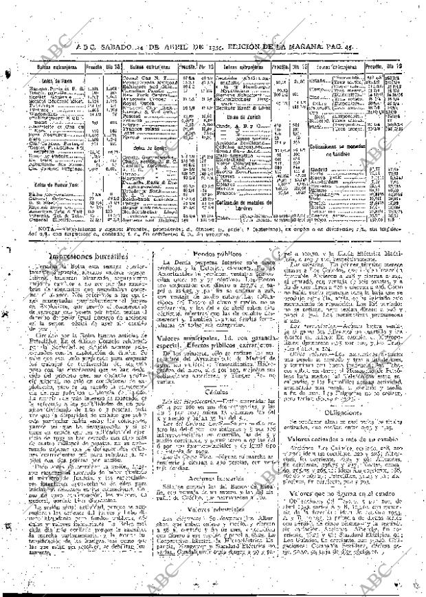 ABC MADRID 14-04-1934 página 45