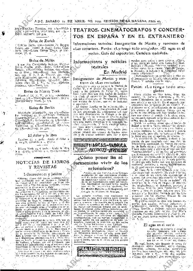 ABC MADRID 14-04-1934 página 47
