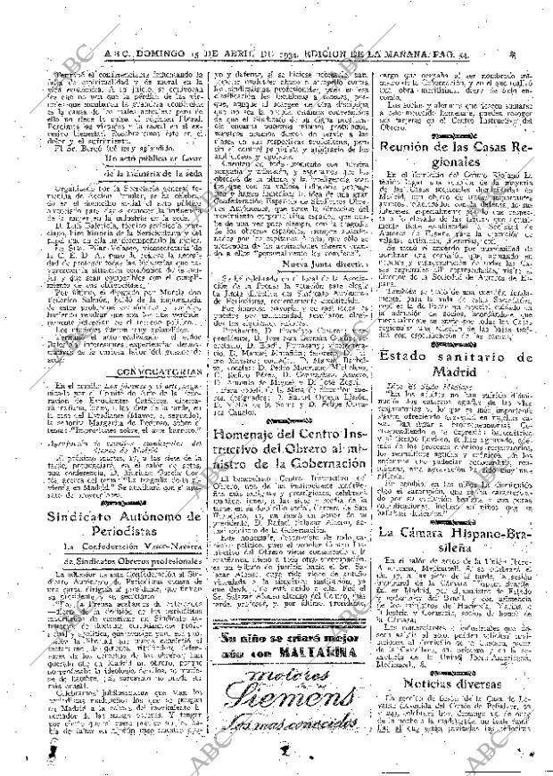 ABC MADRID 15-04-1934 página 42