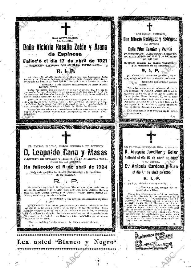 ABC MADRID 15-04-1934 página 64