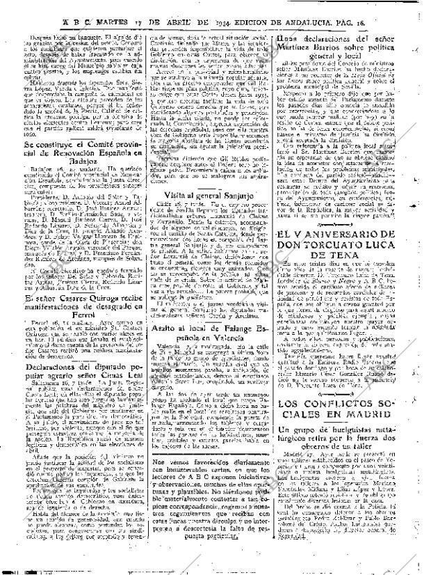 ABC SEVILLA 17-04-1934 página 16