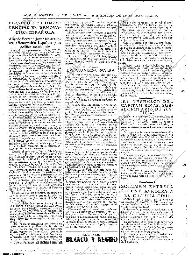 ABC SEVILLA 17-04-1934 página 20