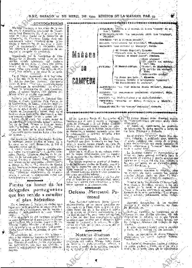 ABC MADRID 21-04-1934 página 33