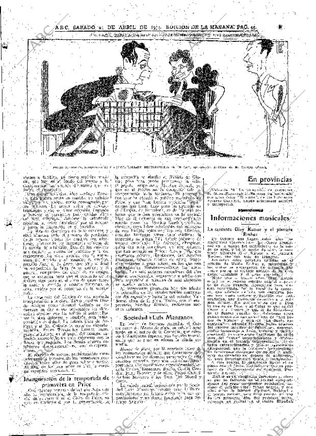 ABC MADRID 21-04-1934 página 45