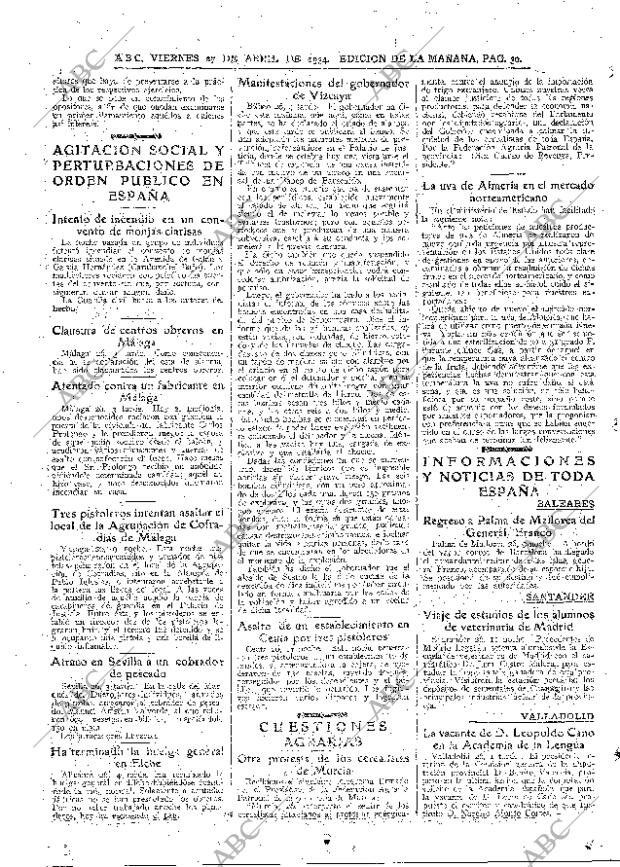 ABC MADRID 27-04-1934 página 30