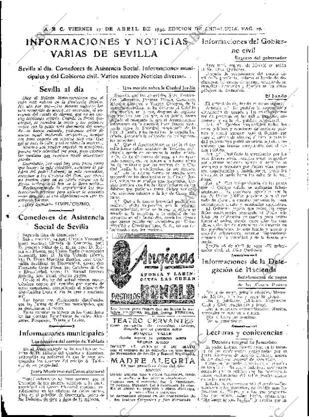 ABC SEVILLA 27-04-1934 página 27