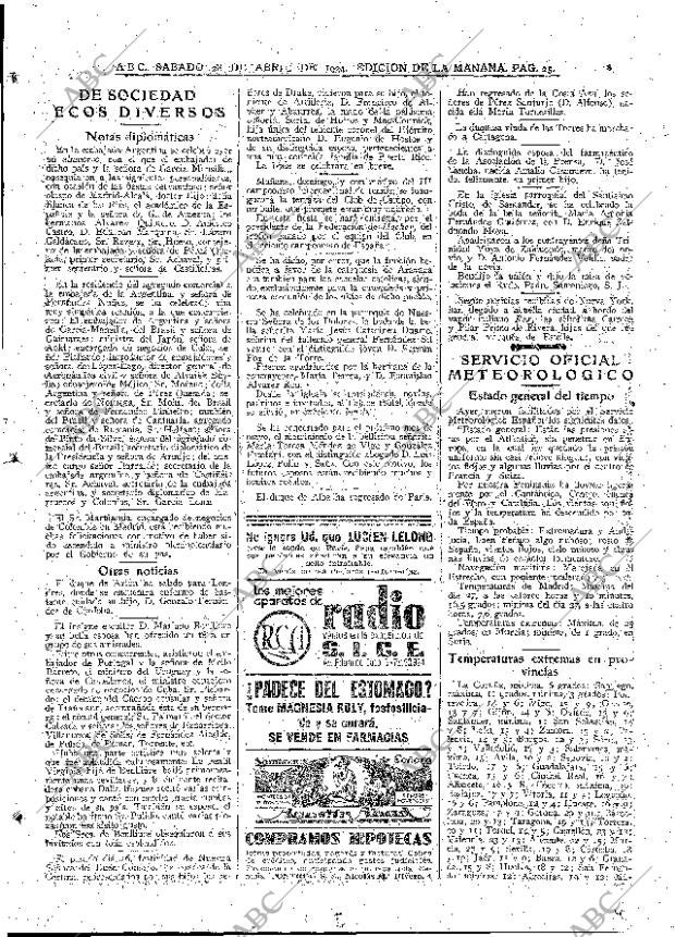 ABC MADRID 28-04-1934 página 25