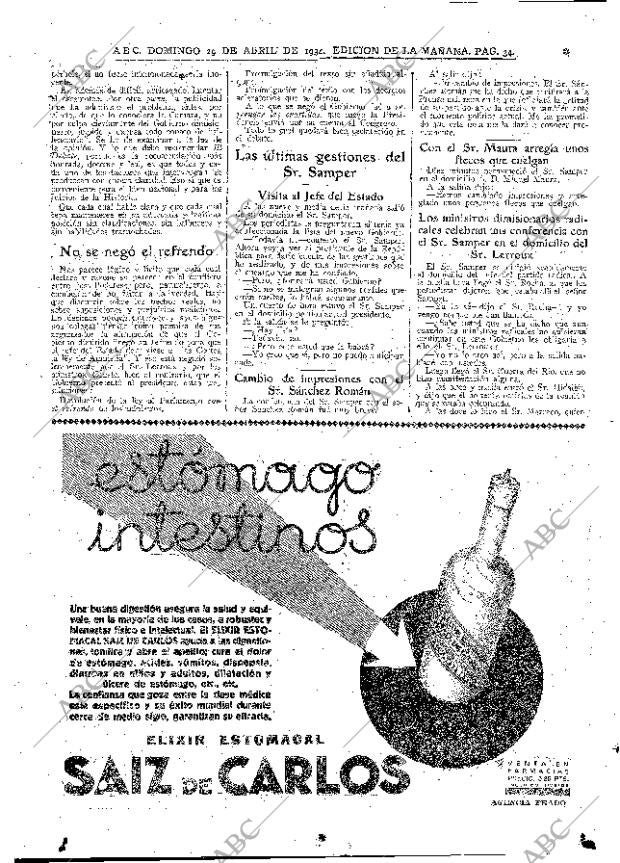 ABC MADRID 29-04-1934 página 18