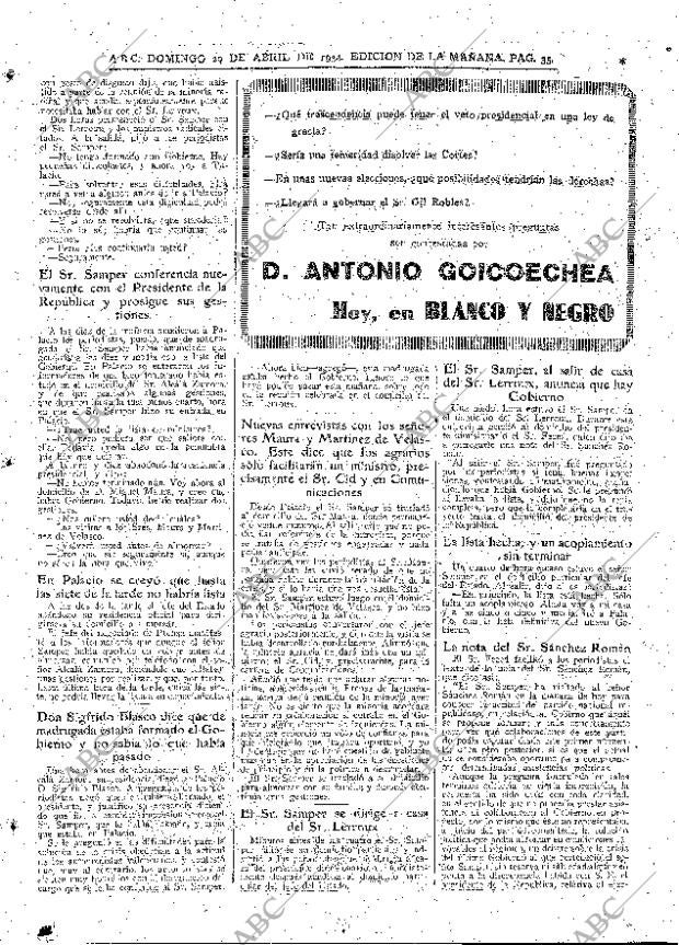 ABC MADRID 29-04-1934 página 19