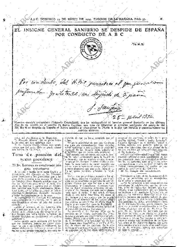 ABC MADRID 29-04-1934 página 21
