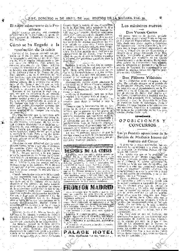 ABC MADRID 29-04-1934 página 23