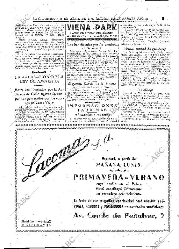 ABC MADRID 29-04-1934 página 34