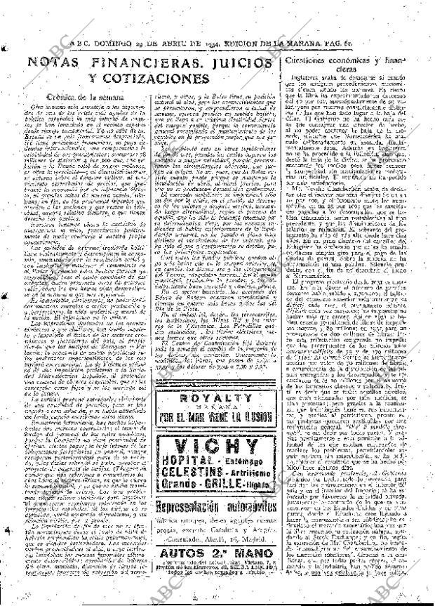 ABC MADRID 29-04-1934 página 45