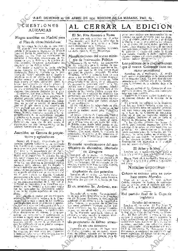 ABC MADRID 29-04-1934 página 48