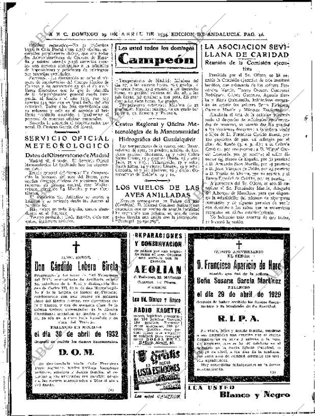 ABC SEVILLA 29-04-1934 página 40