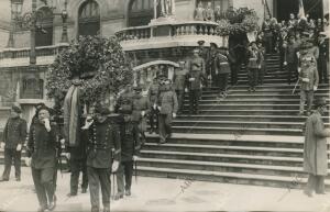 En la procesión cívica del 2 de Mayo al cementerio de Mallona, conmmemorativa de...