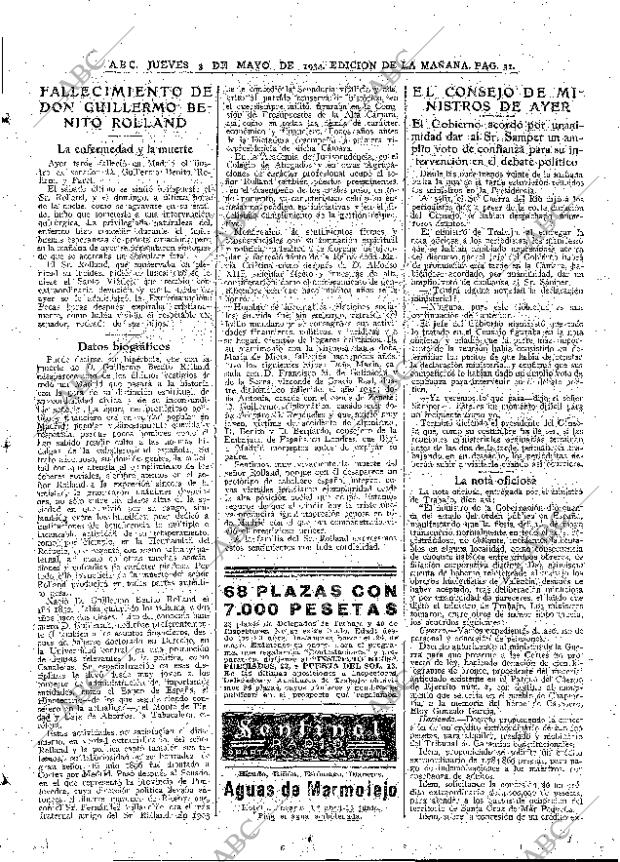 ABC MADRID 03-05-1934 página 31