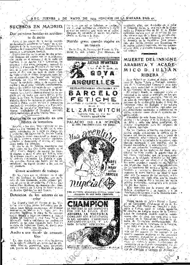 ABC MADRID 03-05-1934 página 41