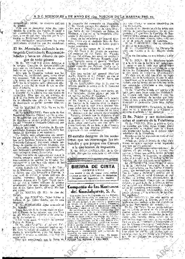 ABC MADRID 09-05-1934 página 23