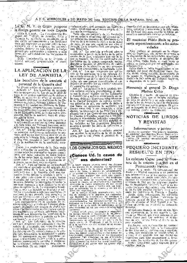 ABC MADRID 09-05-1934 página 28