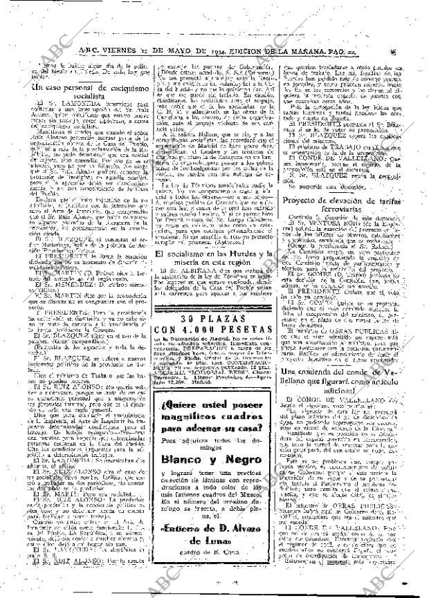 ABC MADRID 11-05-1934 página 22