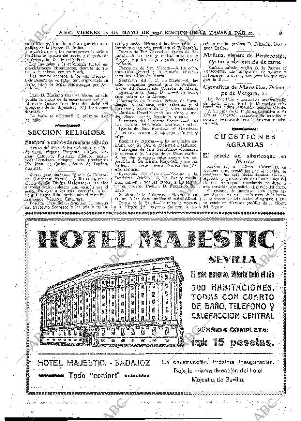 ABC MADRID 18-05-1934 página 20