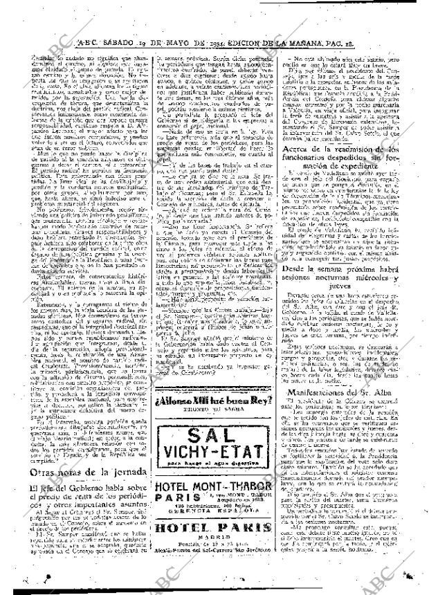 ABC MADRID 19-05-1934 página 18