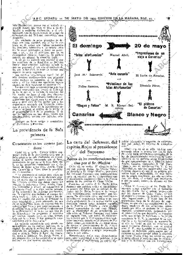 ABC MADRID 19-05-1934 página 21