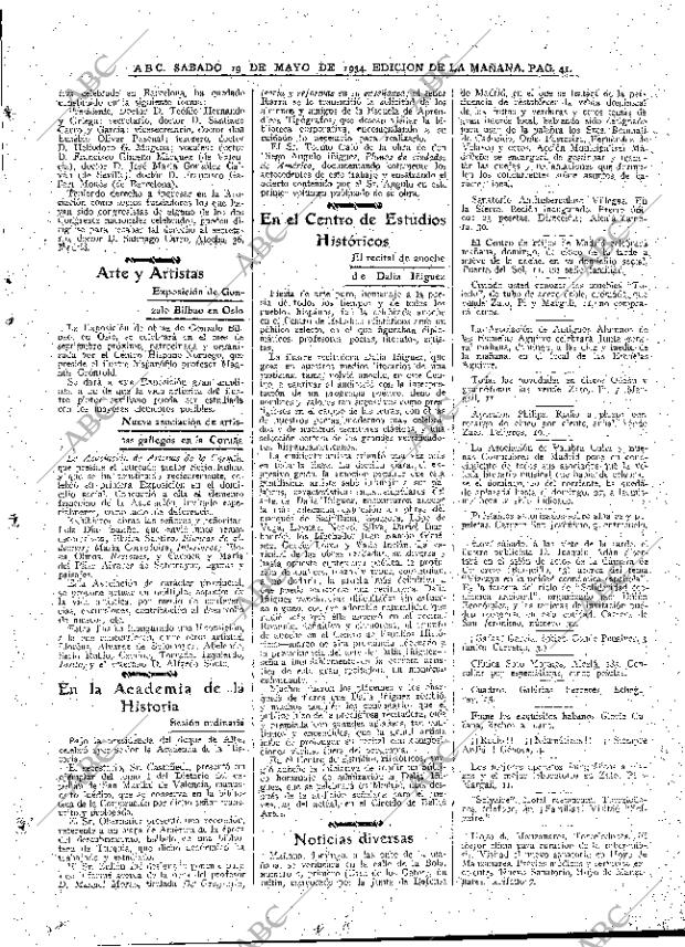 ABC MADRID 19-05-1934 página 41