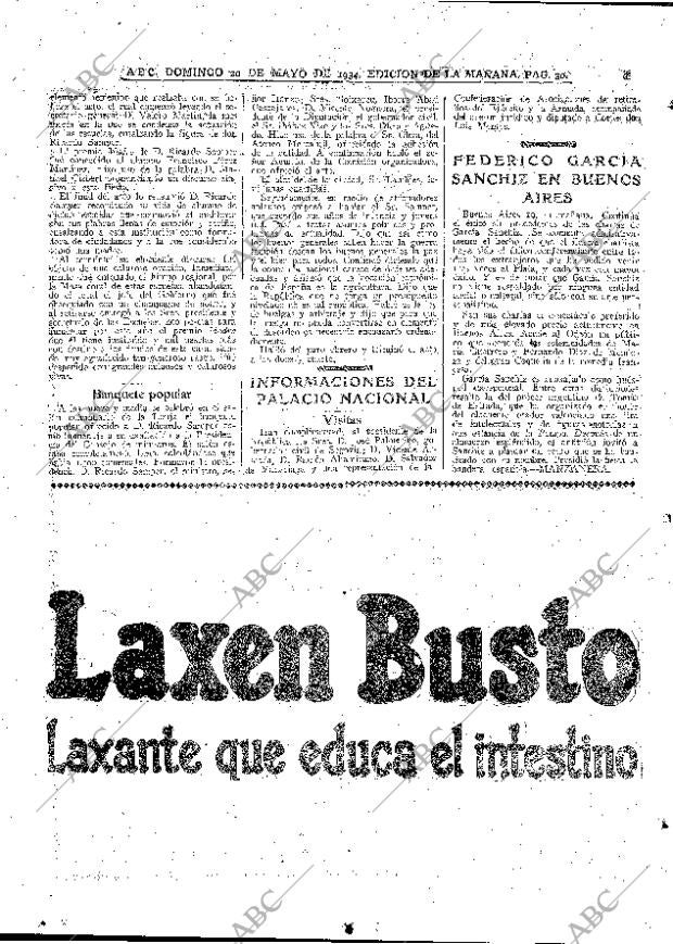 ABC MADRID 20-05-1934 página 22