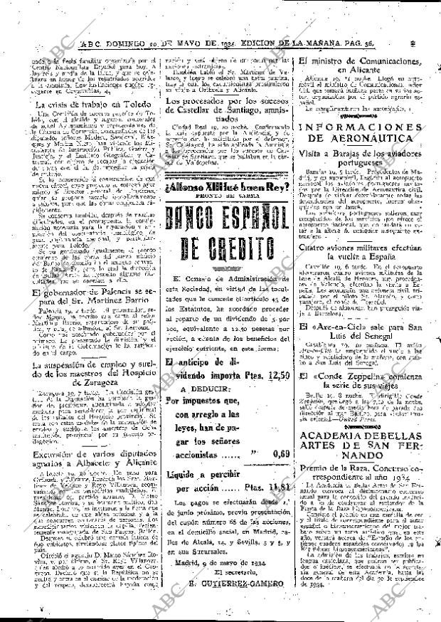 ABC MADRID 20-05-1934 página 28